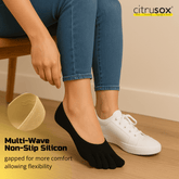 No-Show Loafer Toe Socks